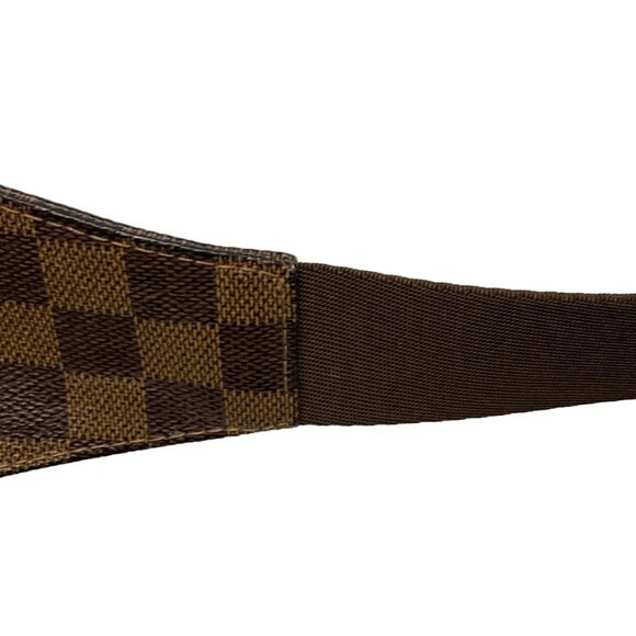 Auth LOUIS VUITTON Geronimos N51994 Ebene Damier CA0150 Bum Bag Damier Canvas - Picture 13 of 16